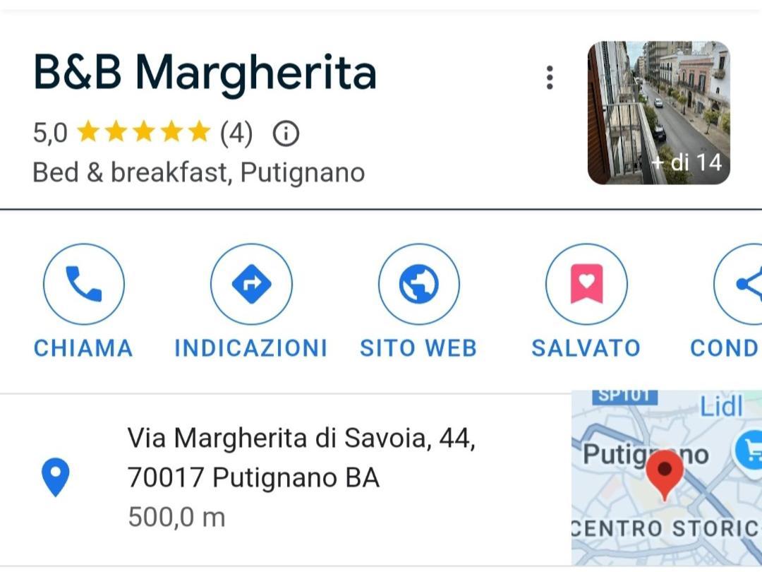 B&B Margherita Putignano Buitenkant foto